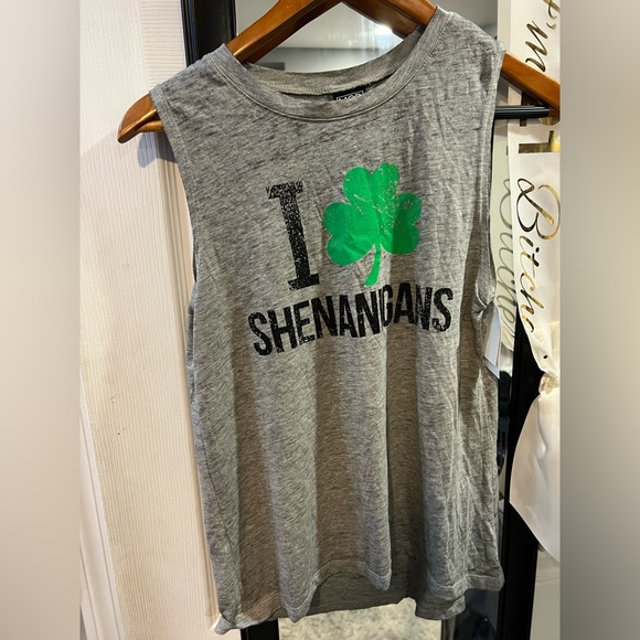 Tops - NWT I ☘️ shenanigans muscle tank small